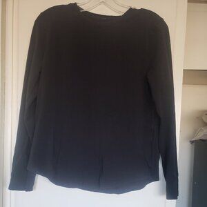Lululemon Long Sleeve Black Top